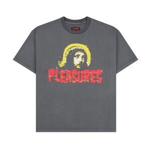 Pleasures Chosen Heavyweight Gray Graphic Tee - Short Sleeve